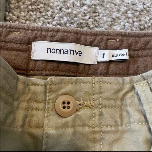 Nonnative Educator trousers utility workwear relaxed fit small beige reinforced - Picture 3 of 8